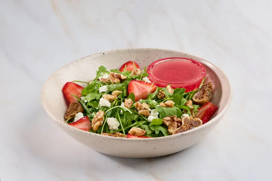 Strawberries & Fig Salad at Malbec Grill, Argentinian steakhouse in Parkland FL